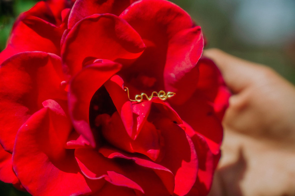 'Love' Nose / Ear Cuff