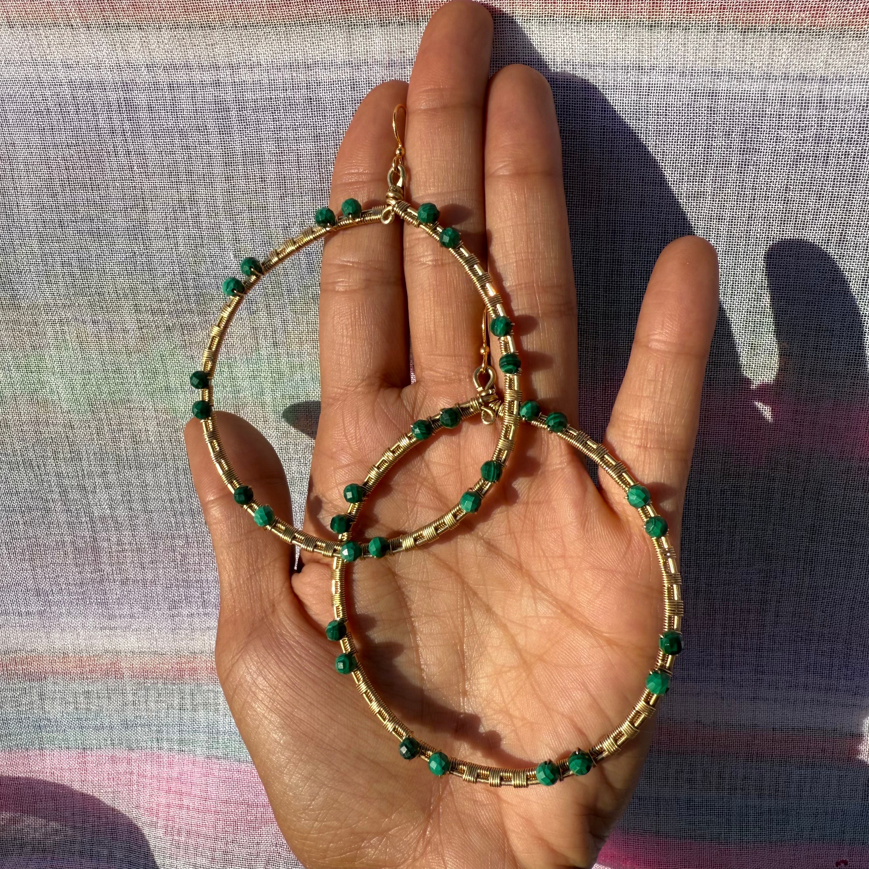 Malachite Hoops