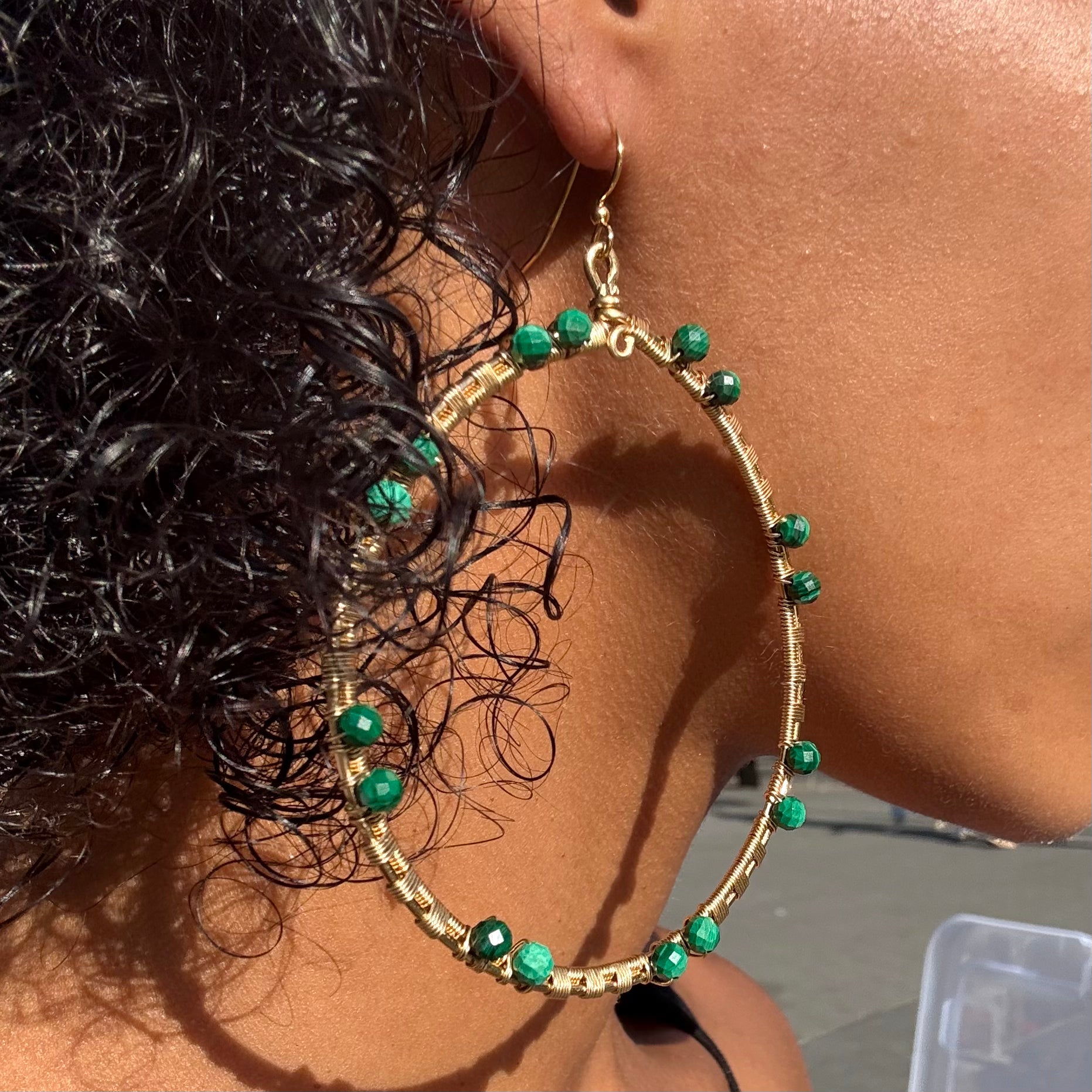 Malachite Hoops