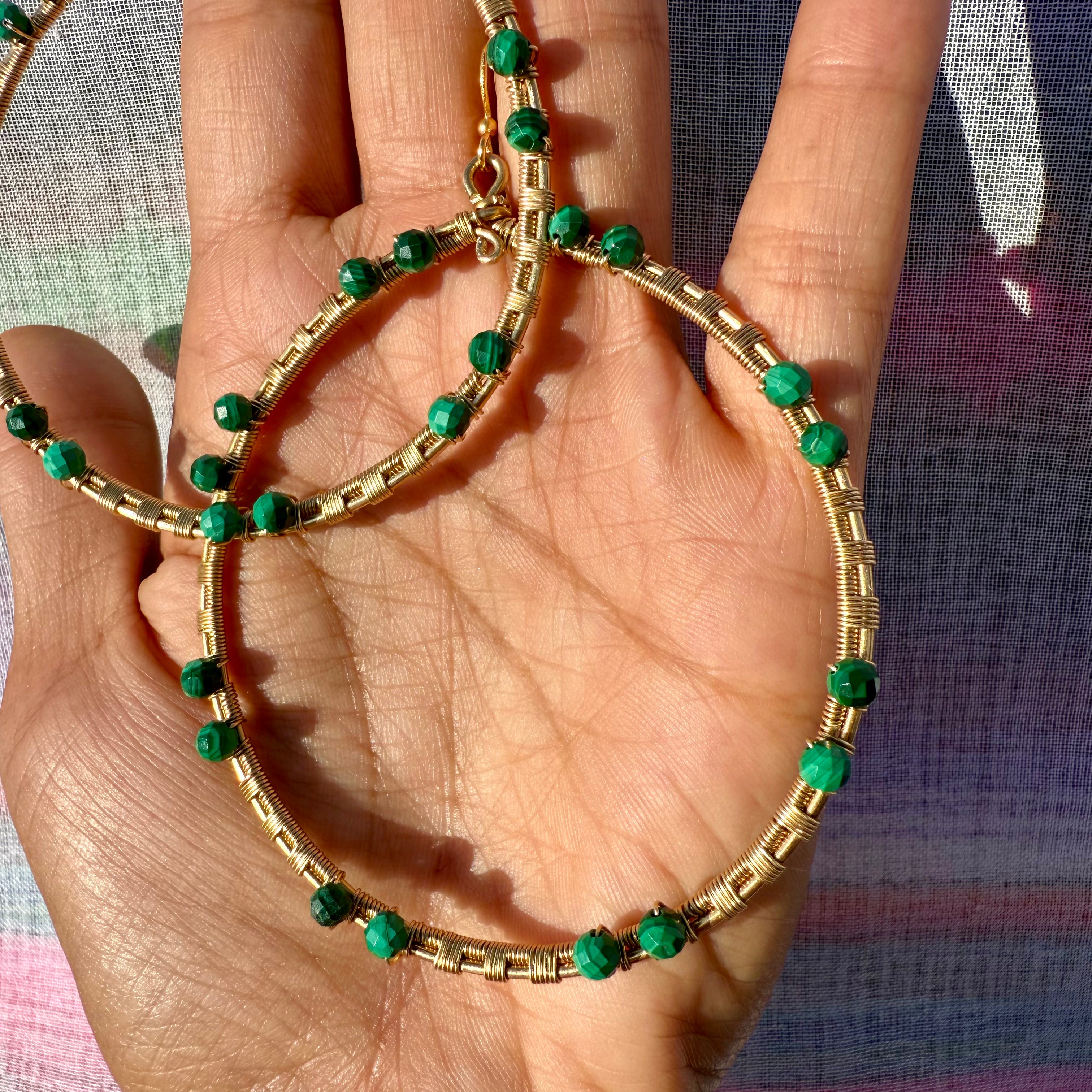 Malachite Hoops