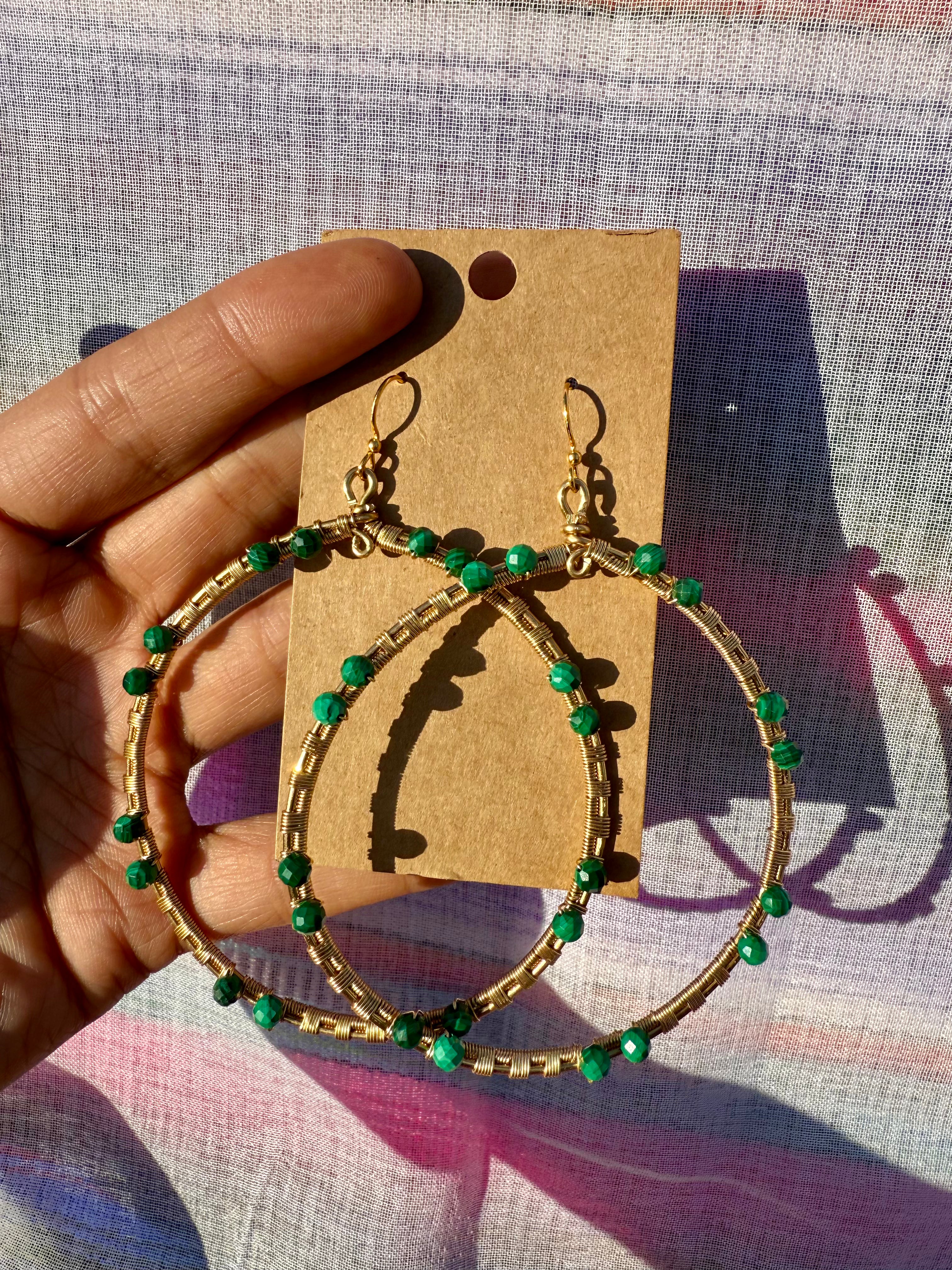 Malachite Hoops