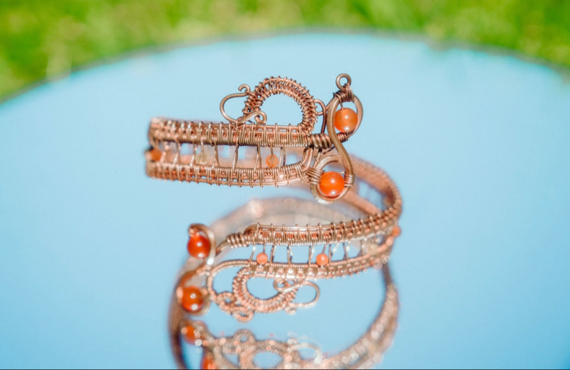 Carnelian Arm Cuff